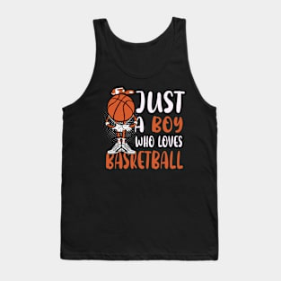 Just A Boy Who Loves Basketball Tank Top